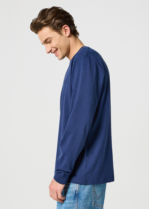 Wrangler® Long Sleeve Sign Off Tee - Navy