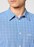 Wrangler® One Pocket Shirt - Blue Check