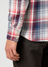 Wrangler® Western Shirt - Red Blue Check