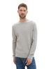 Tom Tailor® Soft Sweater With A Round Neck - Grey Heather Melange