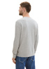 Tom Tailor Soft Sweater With A Round Neck Grey Heather Melange - 1043192-12035