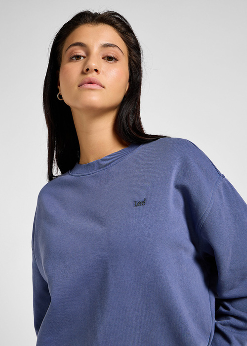 Lee® Crew Neck Sweatshirt - Surf Blue