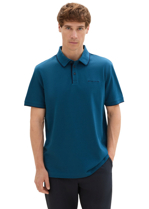 Tom Tailor® Polo Tee - Moss Blue