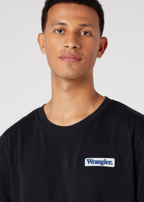 Wrangler Logo Tee Faded Black - W760EEXV6