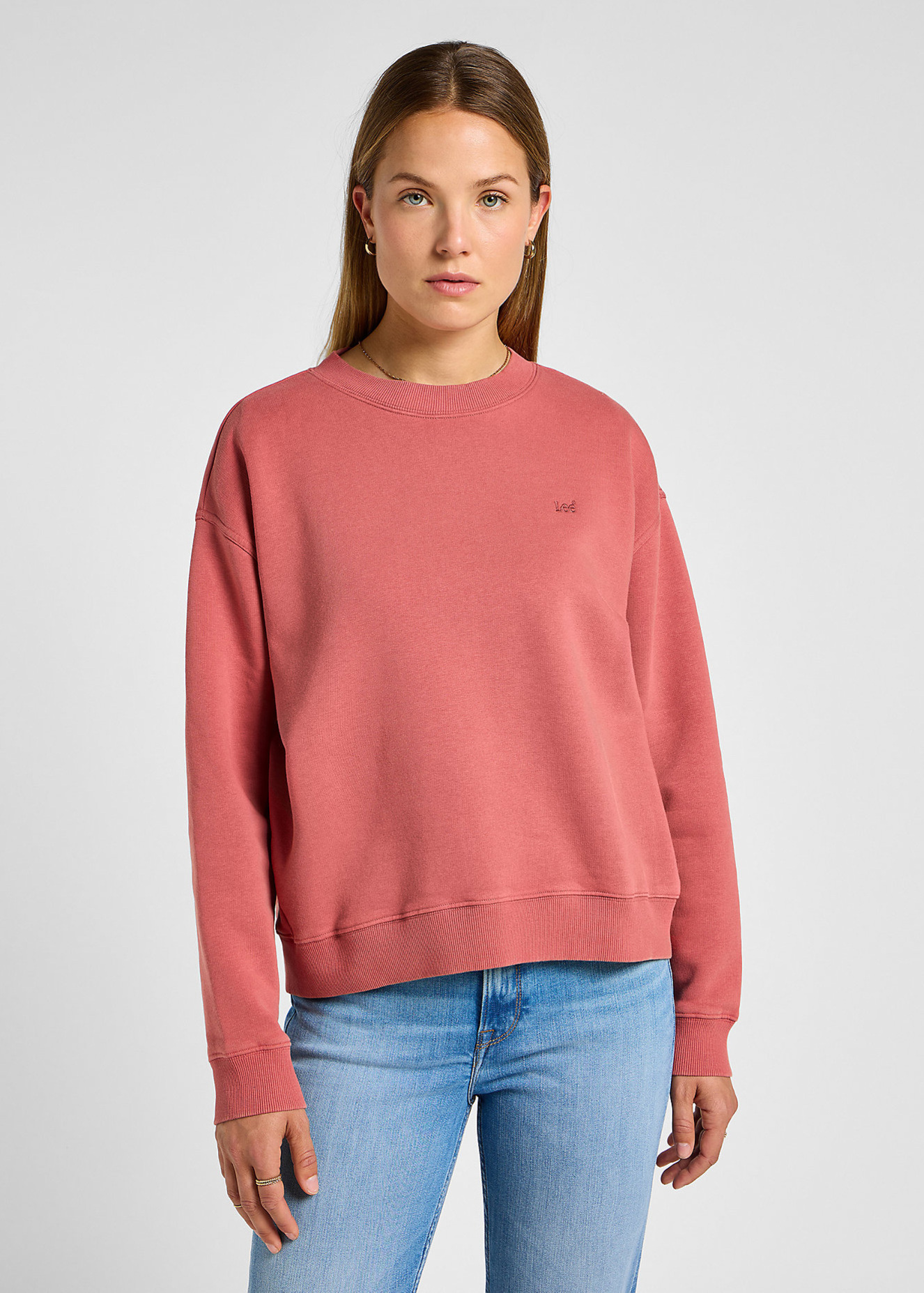 Lee® Crew Sweatshirt  - Cinammon