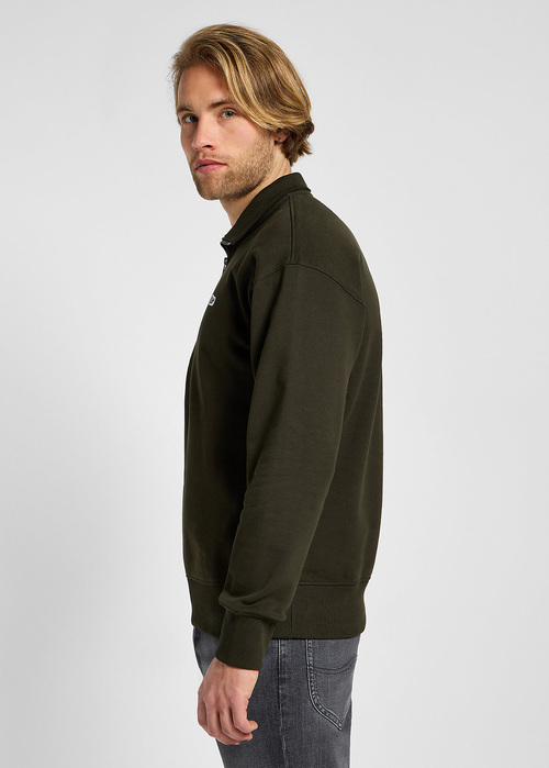 Lee® Half Zip Sweatshirt  - Olive Night