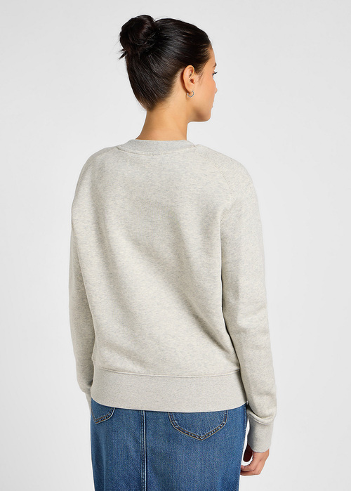 Lee® Long Sleeve Med Wobbly Tee - Grey Heather