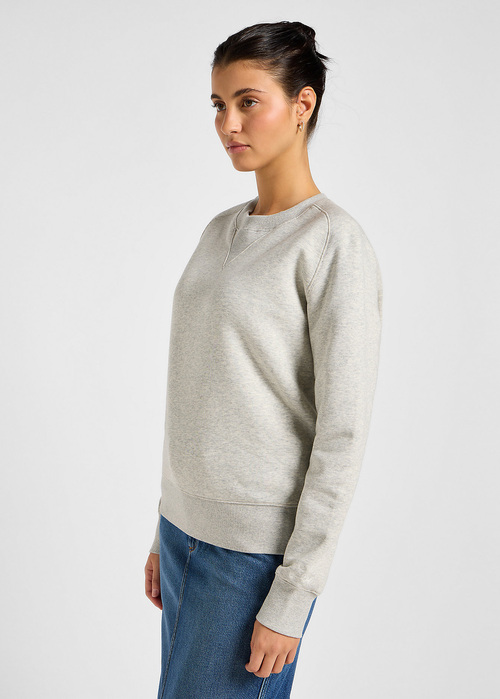 Lee® Long Sleeve Med Wobbly Tee - Grey Heather