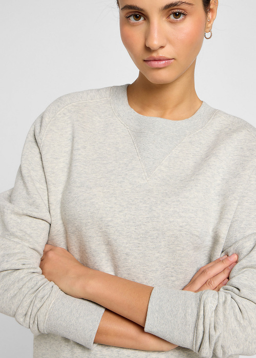 Lee® Long Sleeve Med Wobbly Tee - Grey Heather