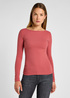 Lee® Long Sleeve Boat Neck Tee - Cinammon