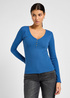 Lee® Long Sleeve Henley - Midcentury Blue