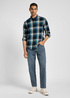 Lee® Riveted Shirt - Inky Blue Check