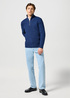 Wrangler® Half Zip Knit - Navy