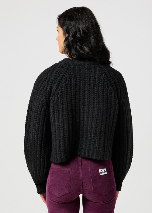 Wrangler® Puff Sleeve Sweater - Black