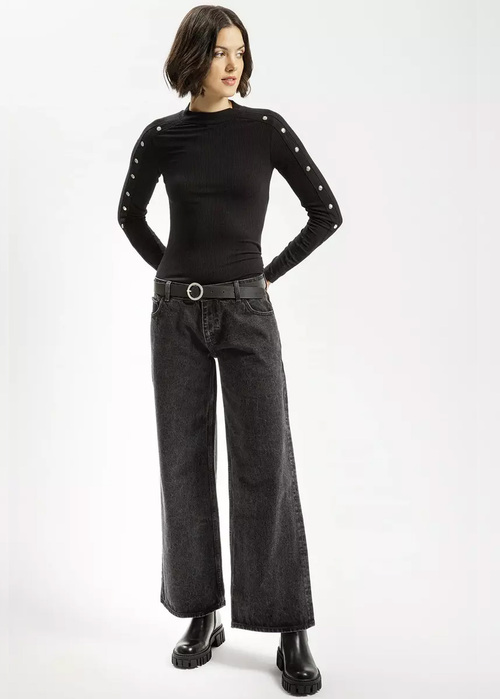 Cross Jeans® Wide Leg - Black (007)