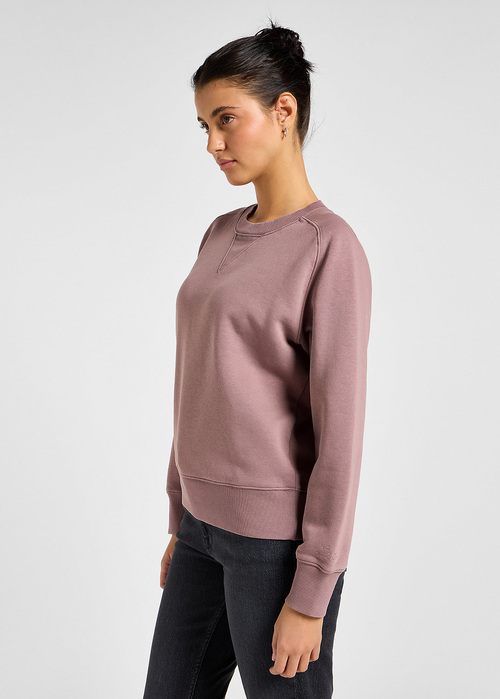 Lee® Reglan Crew Sweatshirt - Dreamy Mauve