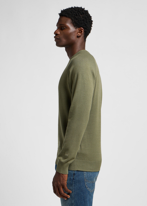 Lee Clean Raglan Sweater Mercantile Green - 112355673