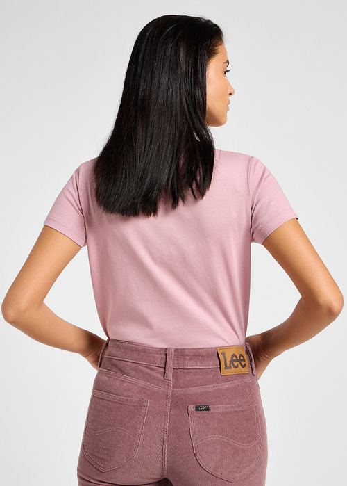 Lee® Small Logo Tee - Pretty Plum