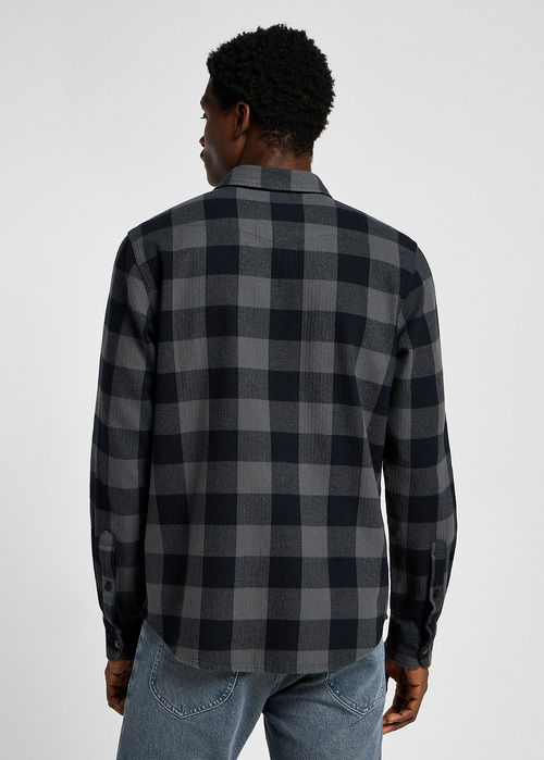 Lee® Clean Western Shirt  - Static Gray Check