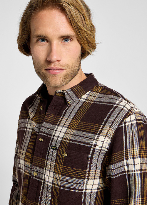 Lee® Riveted Shirt - Beet Check