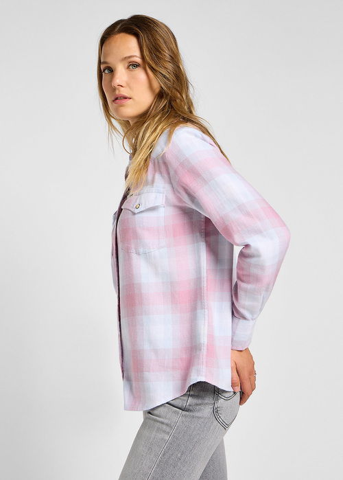 Lee® Regular Western Shirt - Pretty Plum Check