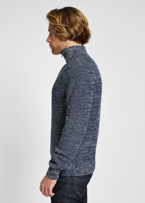 Lee® Half Zip Knit - Mood Indigo