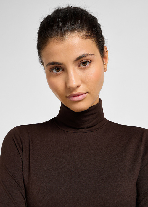 Lee® Long Sleeve Turtleneck - Espresso