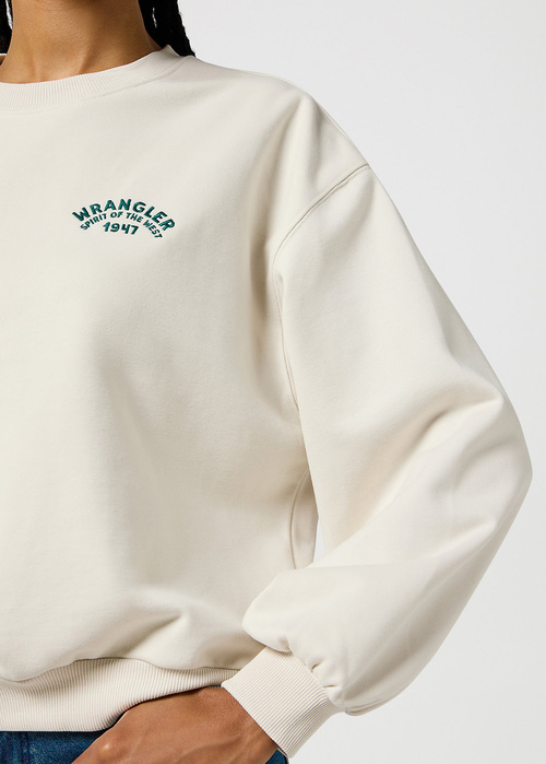 Wrangler® Oversized Sweatshirt - Vintage White