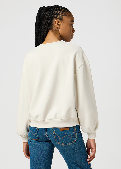 Wrangler® Oversized Sweatshirt - Vintage White