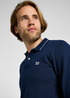 Lee® Long Sleeve Pique Polo - Mood Indigo