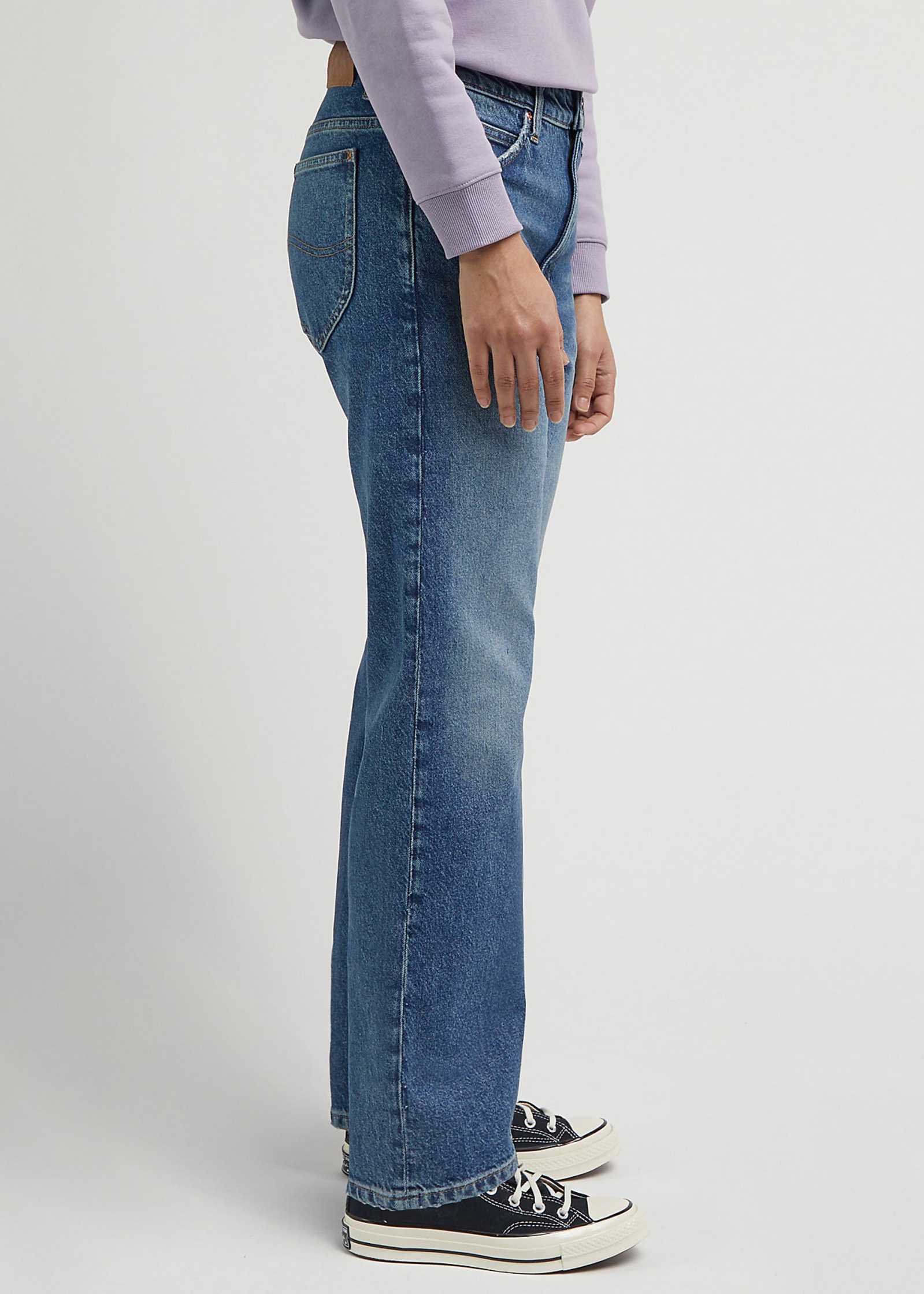 Lee RIDER CLASSIC - Straight leg jeans - classic indigo/blue denim 