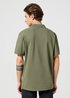 Wrangler® Short Sleeve Polo Tee  - Dusty Olive