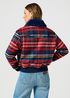 Wrangler® Aviator Jacket - Red Tartan