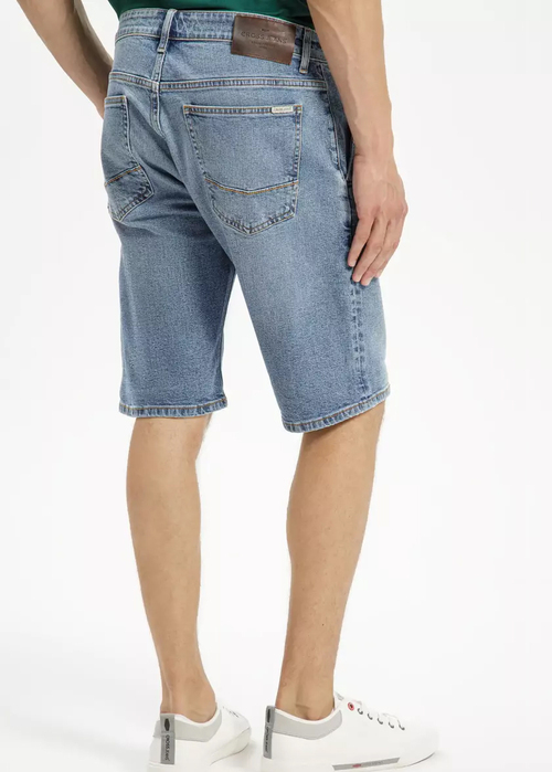 Cross Jeans Leom Shorts Mid Blue 187 - A-565-187