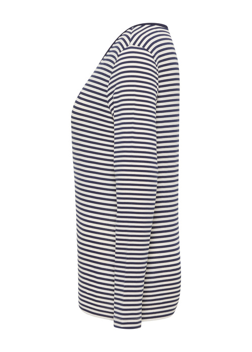 Mustang Anna C Neck Navy Stripe - 1015768-12661