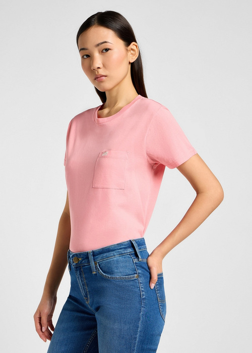 Lee® Short Sleeve Pocket Tee - Classic Pink