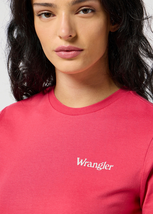 Wrangler® Regular Tee - Raspberry Wine