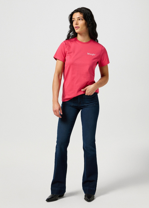 Wrangler® Regular Tee - Raspberry Wine