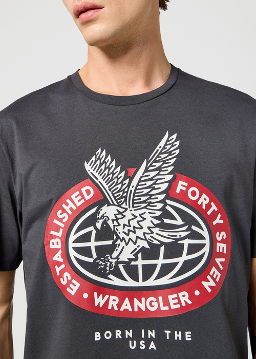 Wrangler® Americana Tee - Faded Black