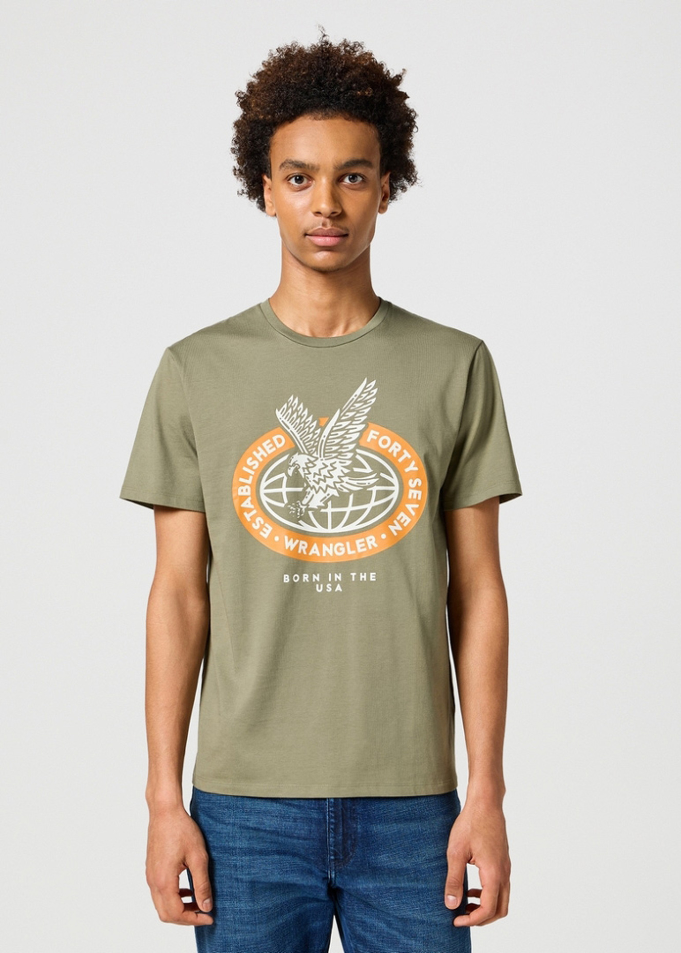 Wrangler® Americana Tee - Dusty Olive