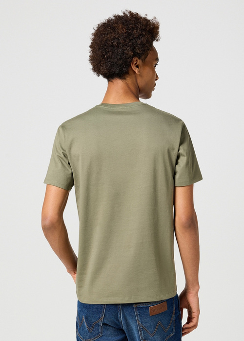 Wrangler Americana Tee Dusty Olive - 112355035