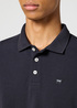 Wrangler® Long Sleeve Polo Tshirt - Black