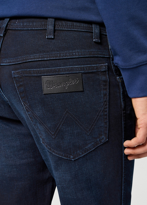 Wrangler® Texas Slim Jeans - Deep Blue Black