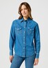 Wrangler Heritage Shirt Mid Stone - 112358961