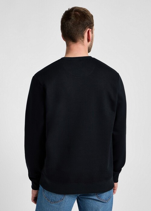 Lee Logo Crew Sweatshirt Jet Black - 112355660