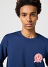 Wrangler Graphic Crew Sweatshirt Navy - 112358370