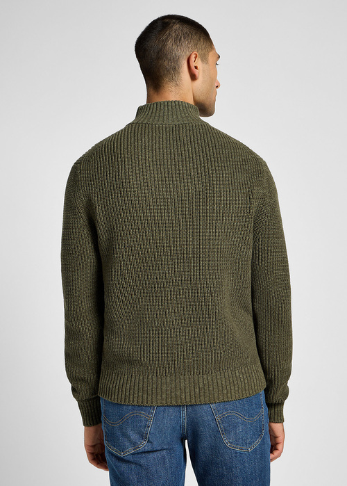 Lee Half Zip Knit Mercantile Green - 112355675