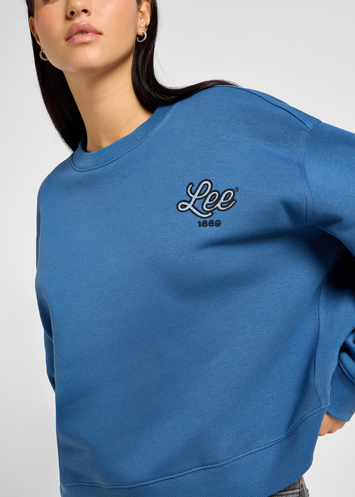 Lee® Logo Crew Sweatshirt - Midcentury Blue