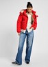 Lee® Hooded Short Puffer - True Red