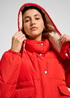 Lee® Hooded Short Puffer - True Red